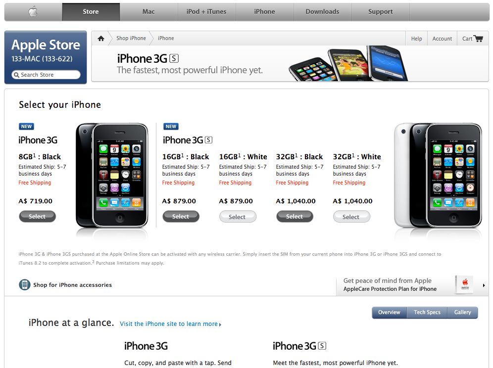 Apple Now Selling Unlocked iPhones Online