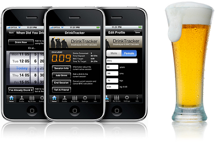 DrinkTracker App Lets You Booze It Up Somewhat Responsibly
