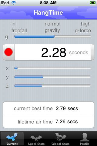 Hangtime, The Dumbest iPhone App Of All