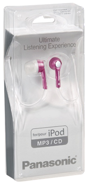 Panasonic Releases Coloured iPod Earphones