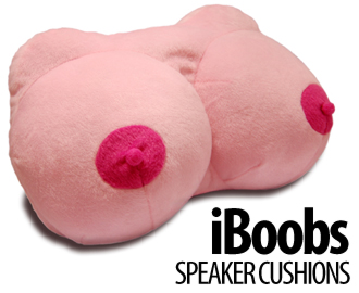 Quick! Buy iBoobs Pillow/Speakers Now!